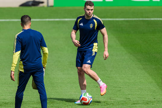 Gabriel Gudmundsson of the Swedish national football team
