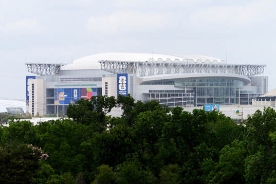 Exterior view of Houston stadium (NRG Stadium)