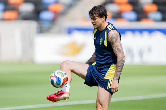 Victor Nilsson Lindelöf of the Swedish national football