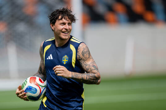 Victor Nilsson Lindelöf of the Swedish national football