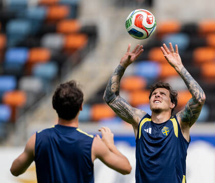 Victor Nilsson Lindelöf of the Swedish national football