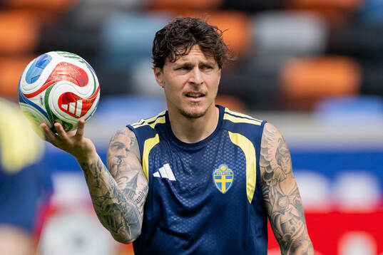 Victor Nilsson Lindelöf of the Swedish national football