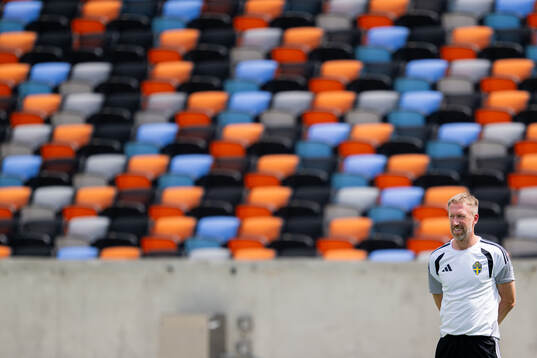 Head coach Graham Potter of the Swedish national football