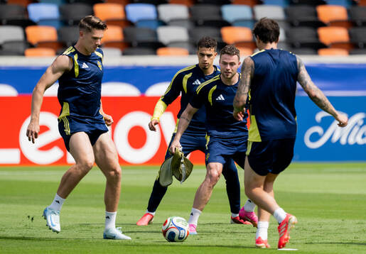 Viktor Gyökeres, Yasin Ayari and Gabriel Gudmundsson of