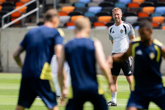 Head coach Graham Potter of the Swedish national football