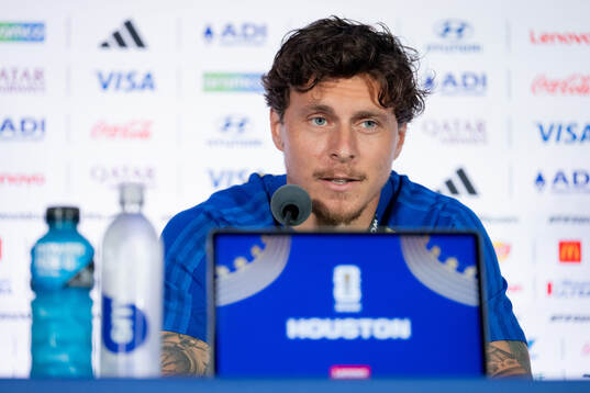 Victor Nilsson Lindelöf of the Swedish national football