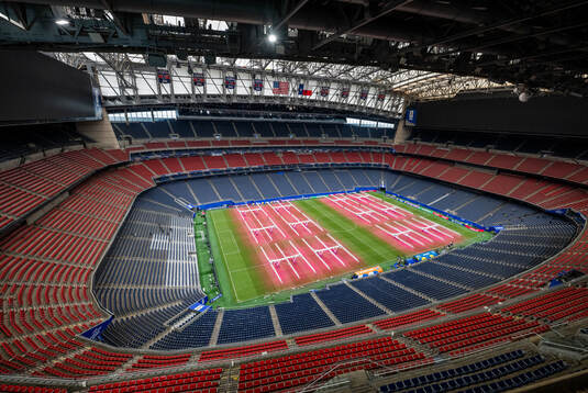 General interior view of Houston stadium
