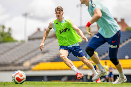 Jørgen Strand Larsen of the Norwegian national football