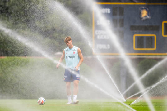 Henrik Falchener of the Norwegian national football team at