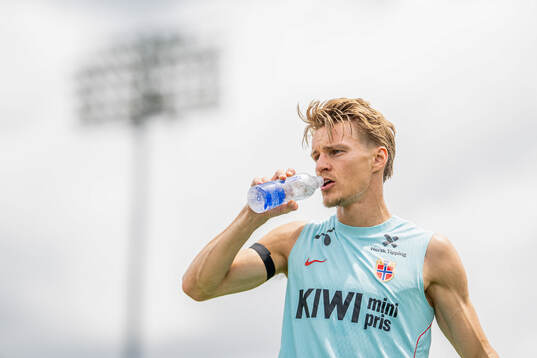 Martin Ødegaard of the Norwegian national football team