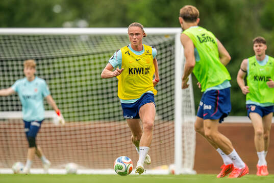 Thelo Aasgaard of the Norwegian national football team at a