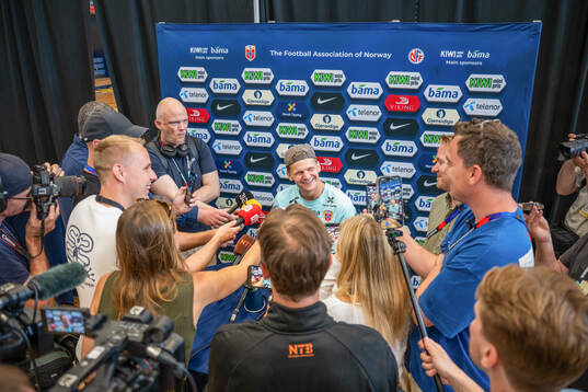 Bläddra bland fler bilder av Football, FIFA World Cup 2026, day 9, Norway, press event