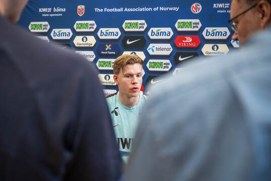 Jens Petter Hauge of the Norwegian national football team