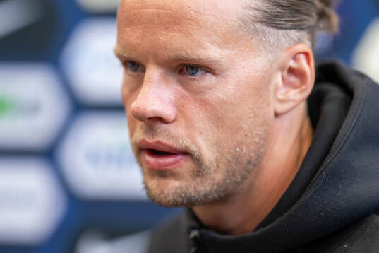 Goalkeeper Ørjan Håskjold Nyland of the Norwegian