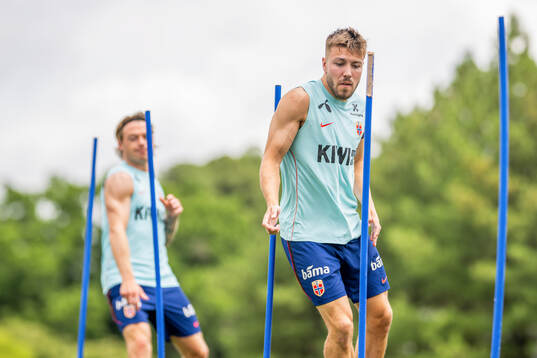 Fredrik André Bjørkan of the Norwegian national football