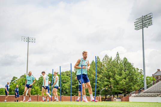 Kristoffer Ajer of the Norwegian national football team at