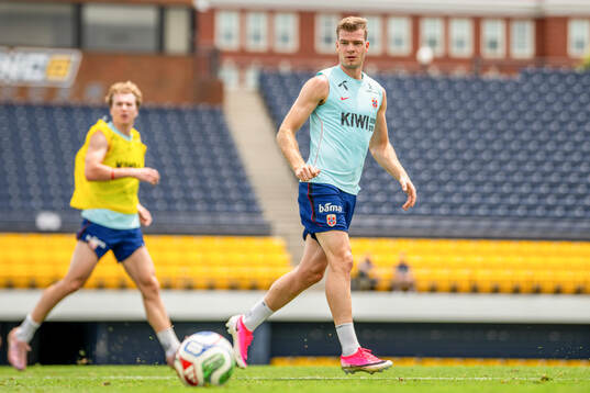 Alexander Sørloth of the Norwegian national football team