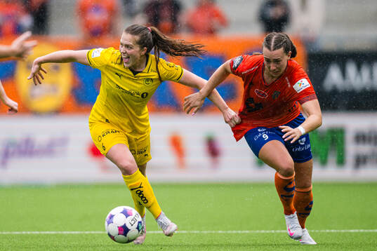 Kristina Borgenhaug Brudvik of Bodø/Glimt and Katarina
