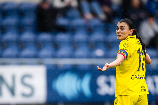 Claudia Nicole Cagnina of Bodø/Glimt reacts