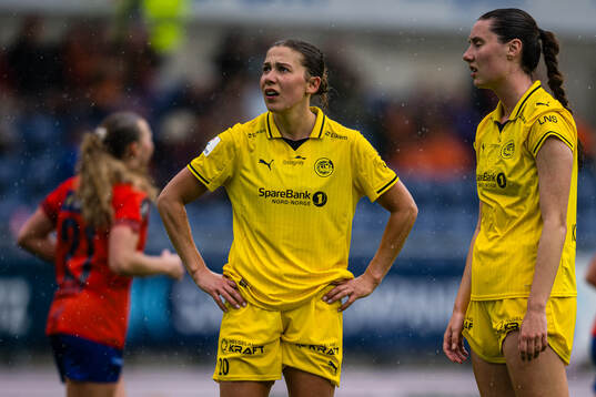 Veronika Sæthre of Bodø/Glimt looks dejected