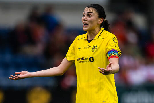 Claudia Nicole Cagnina of Bodø/Glimt looks dejected