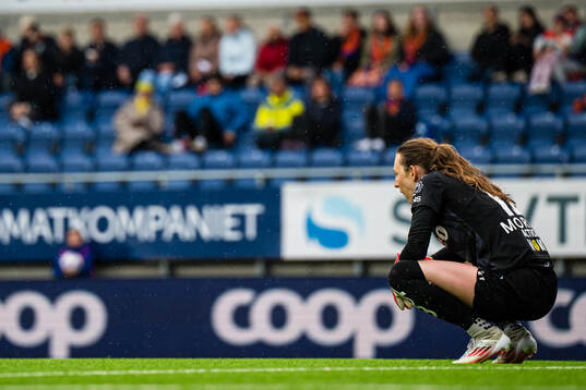 Goalkeeper Michaela Karin Moran of Bodø/Glimt looks