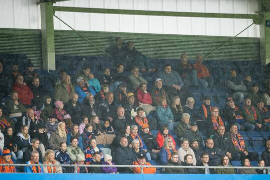 Spectators in the stands