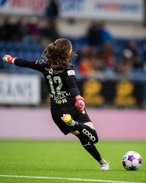 Goalkeeper Michaela Karin Moran of Bodø/Glimt