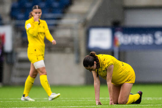 Rachel Rose Kutella of Bodø/Glimt looks dejected