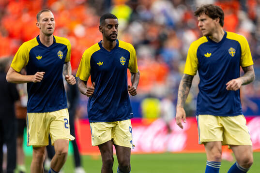 Gustaf Nilsson, Alexander Isak and Victor Nilsson Lindelöf