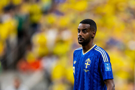 Alexander Isak of Sweden