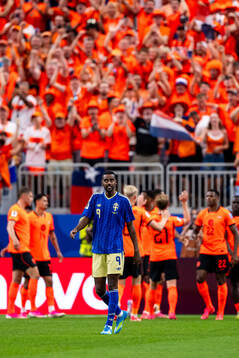 Alexander Isak of Sweden looks dejected