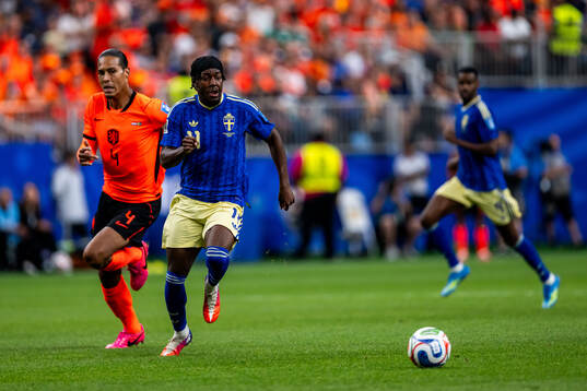 Anthony Elanga of Sweden