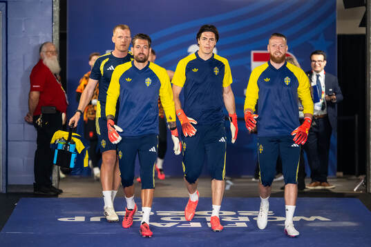 Goalkeeper Kristoffer Nordfeldt, goalkeeper Jacob Widell