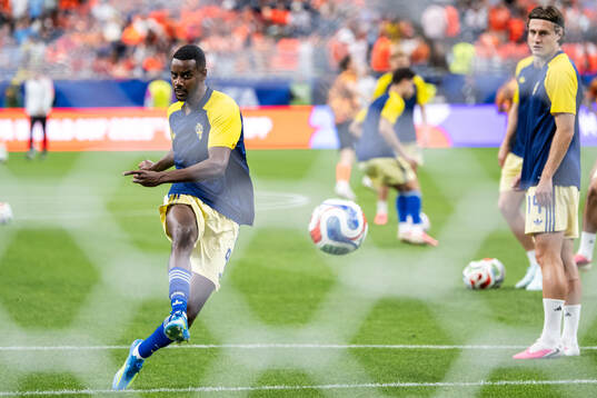Alexander Isak of Sweden
