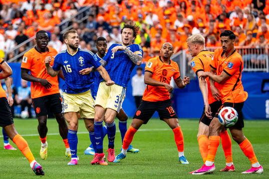 Jesper Karlström and Victor Nilsson Lindelöf of Sweden