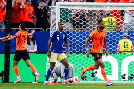 Cody Gakpo of Netherlands celebrates