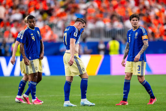 Isak Hien, Viktor Gyökeres and Victor Nilsson Lindelöf of