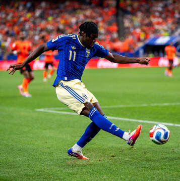 Anthony Elanga of Sweden