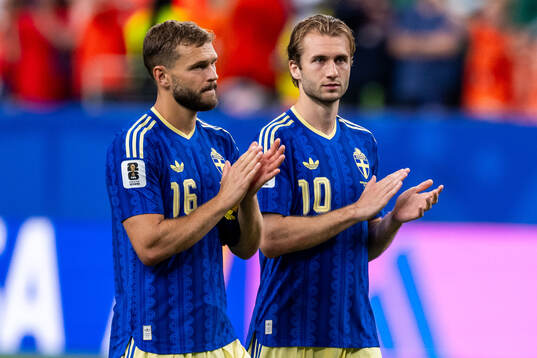 Jesper Karlström and Benjamin Nygren of Sweden look