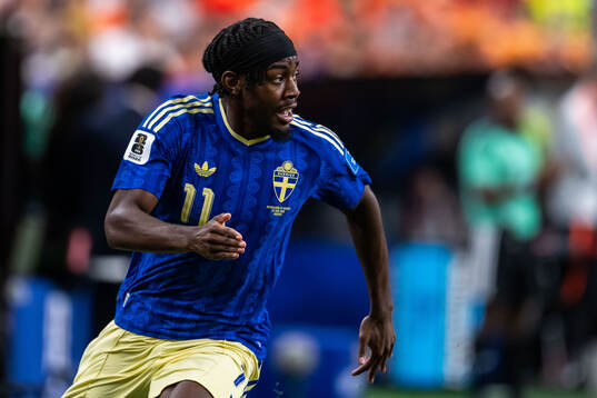 Anthony Elanga of Sweden