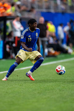 Anthony Elanga of Sweden