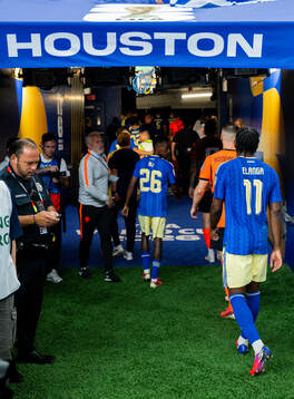Taha Ali and Anthony Elanga of Sweden