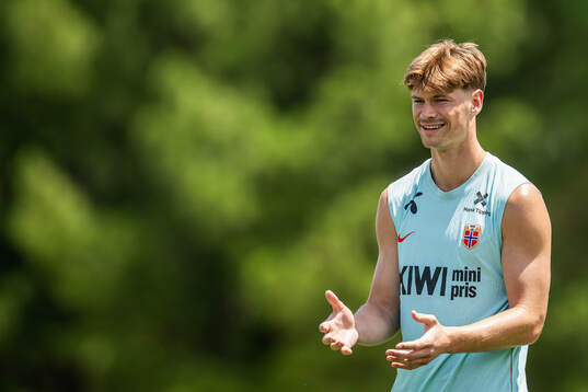 Henrik Falchener of the Norwegian national football team at