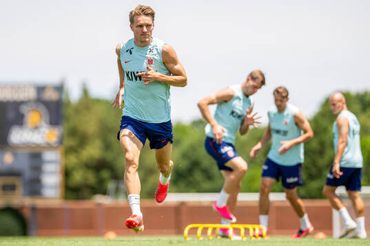 Martin Ødegaard of the Norwegian national football team at
