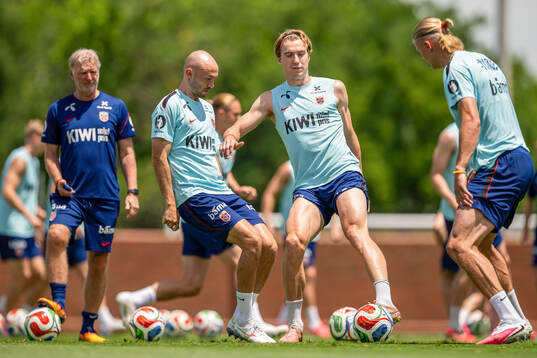 Fredrik Aursnes and Kristian Thorstvedt of the Norwegian