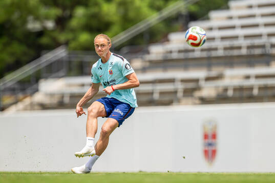 Thelo Aasgaard of the Norwegian national football team at a