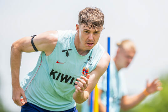 Jørgen Strand Larsen of the Norwegian national football