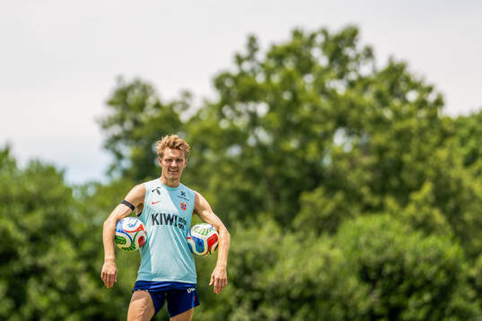 Martin Ødegaard of the Norwegian national football team at