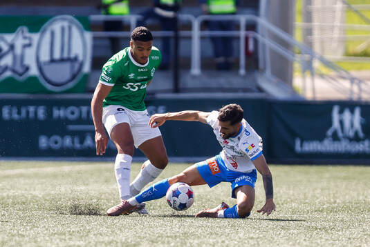 Brages Gideon Granström och IFK Värnamos Noah Shamoun
